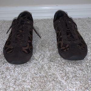 Coach Kelbie Brown Sneakers Never Worn!!